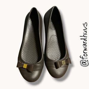 Crocs Brown Bow Ballet Flats Women’s 6